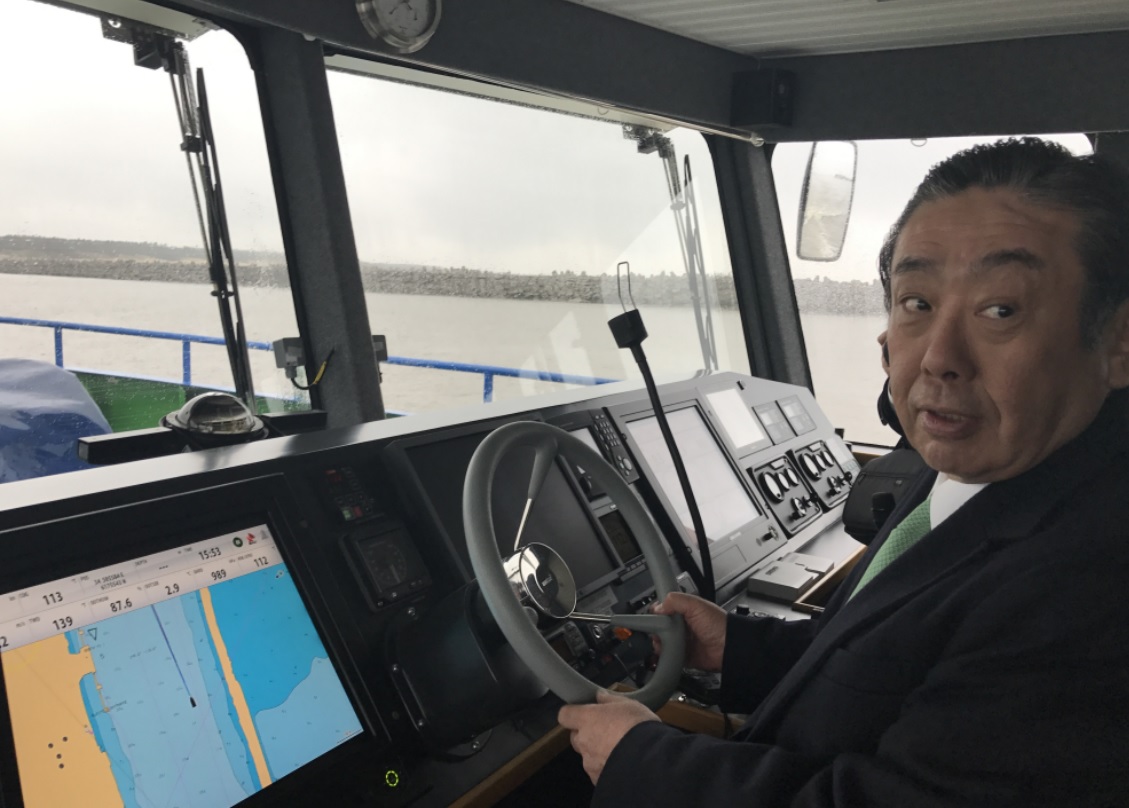 Klaipėdos uoste apsilankęs Japonijos garbės konsulas domėjosi investicijomis